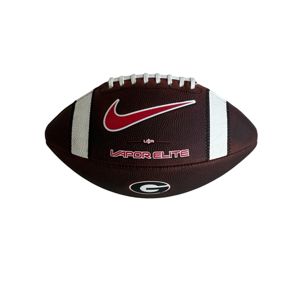Nike Vapor Elite Leather Football Georgia Bulldogs fully prepped and wax